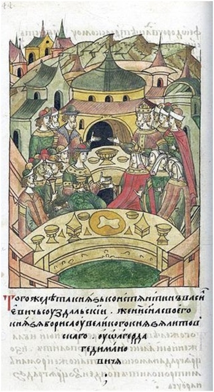AGRYPINA OLGERDOVNA (Maria) (year of birth unknown - † 1393), Grand Princess of Suzdal-Nizhny Novgorod, since 1354 the wife of Boris Konstantinovich, the Grand Prince of Suzdal-Nizhny Novgorod